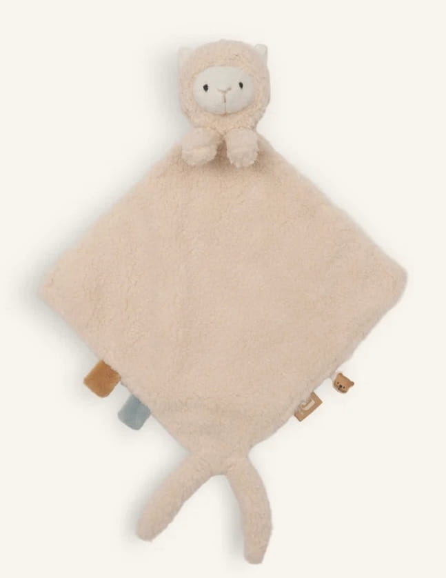 Jollein speendoekje Jollies - Alpaca Paco met geborduurde naam