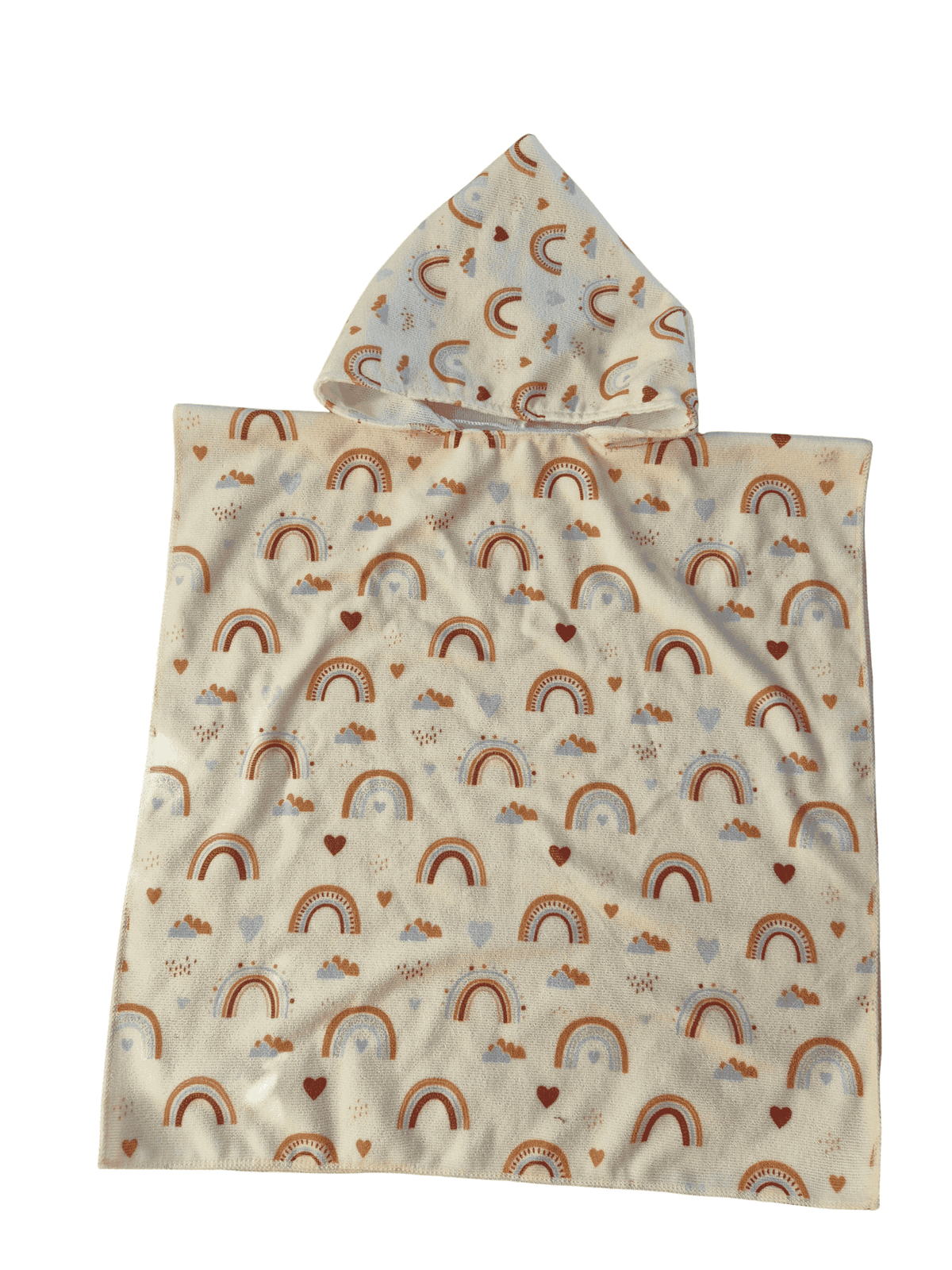 gezellige badponcho met naam - meedere kleuren