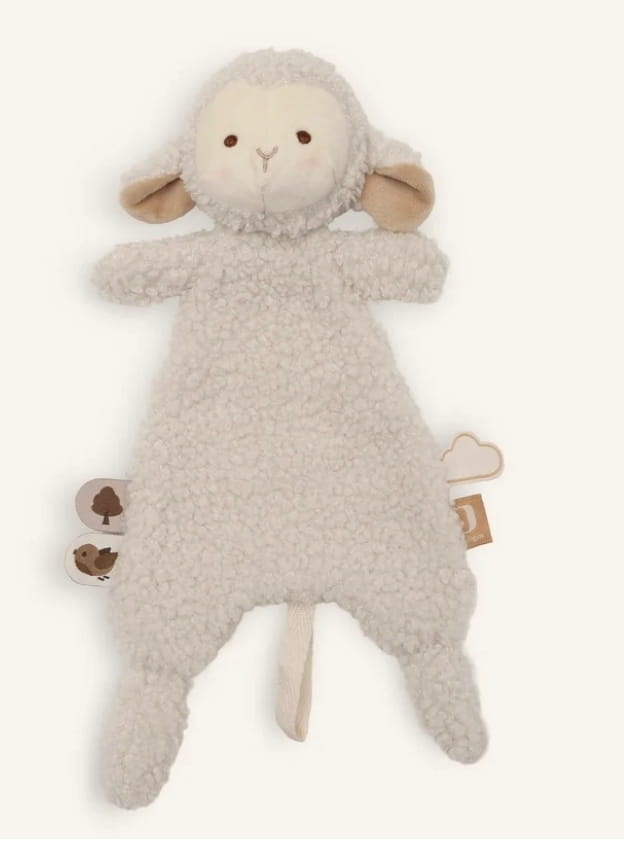 Jollein Speendoekje - Sheep Sonny met geborduurde naam