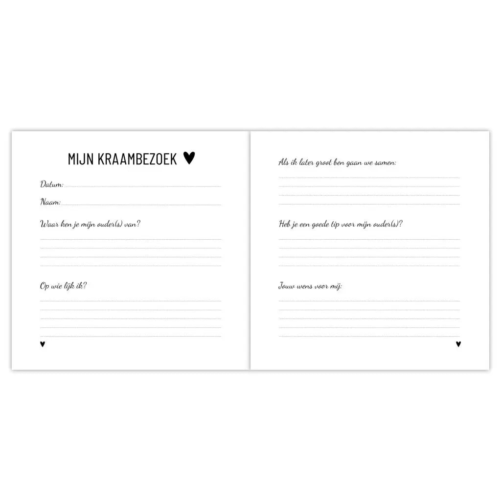 Kraambezoekboek | De mooiste wensen voor mij
