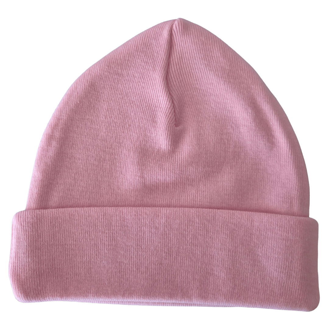 Babymuts met naam (verschillende kleuren)