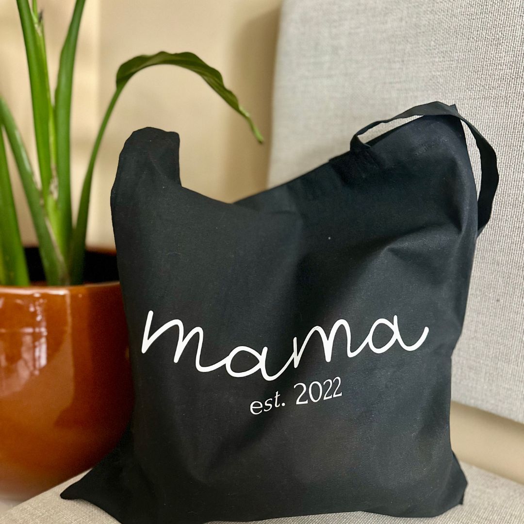 Mama shopper met naam of datum