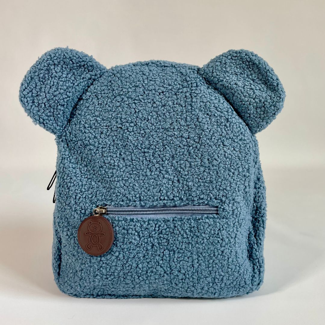 Teddy rugzakje met naam (verschillende kleuren)