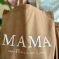 Gepersonaliseerde katoenen tas voor mama of oma van...