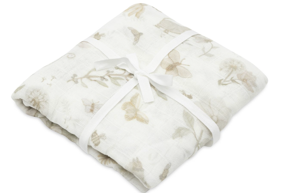 Jollein Dreamy Mouse hydrofiele doek 115x115cm (large) met naam