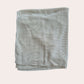 Gebreid plaid met naam - ecru