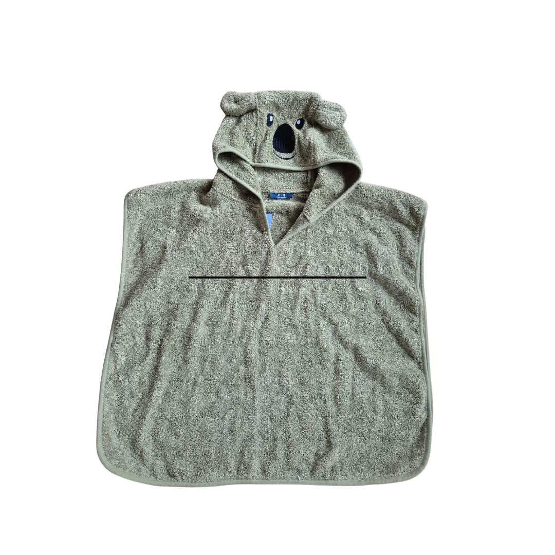 gezellige badponcho met naam - meedere kleuren