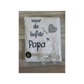 Handdoek voor de liefste papa/opa (verschillende kleuren)