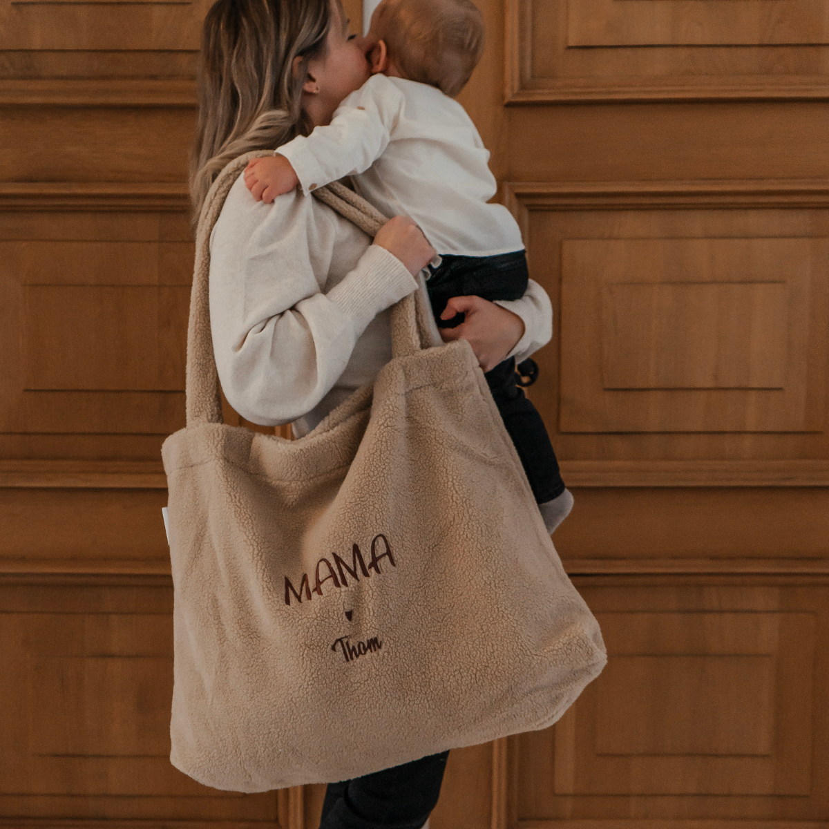 Teddy Mom Bag met Naam