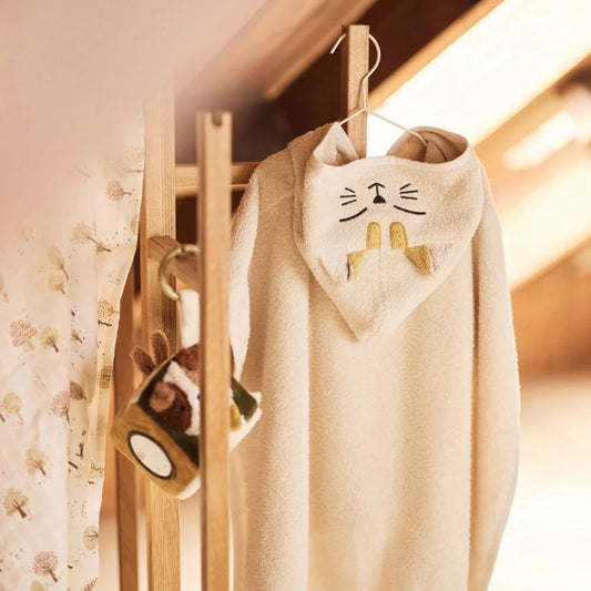Jollein badponcho badstof  (Diego Dog/Charlie Cat) - met of zonder naam