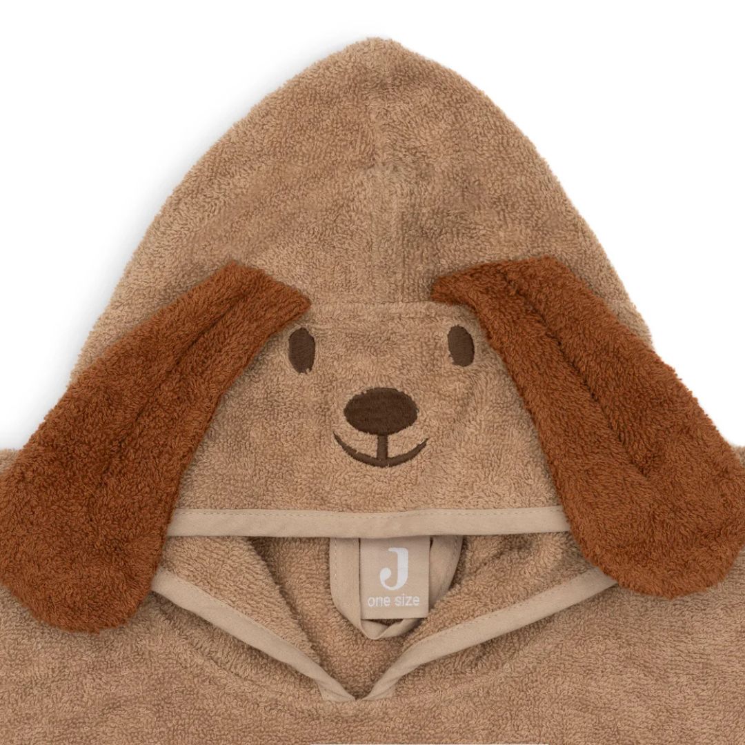 Jollein badponcho badstof  (Diego Dog/Charlie Cat) - met of zonder naam