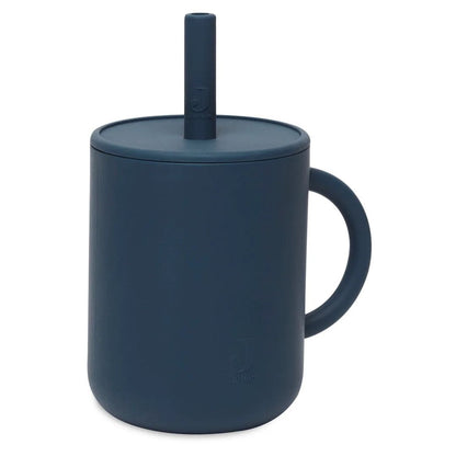 Jollein Drinkbeker Met Rietje van Siliconen (blauw of bruin)
