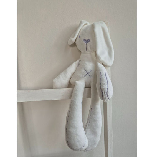 witte knuffel met naam