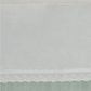Jollein wieglaken lace - ivory met geborduurde naam