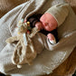 Babymuts met naam (verschillende kleuren)