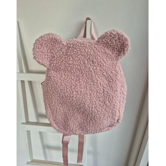 teddy rugzak roze met naam