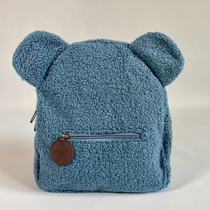 Teddy rugzakje met naam (verschillende kleuren)