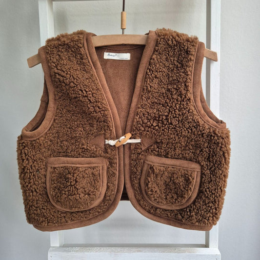 Teddy Bodywarmer met naam (verschillende kleuren)