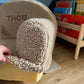 Losse teddy stoel hoes met naam