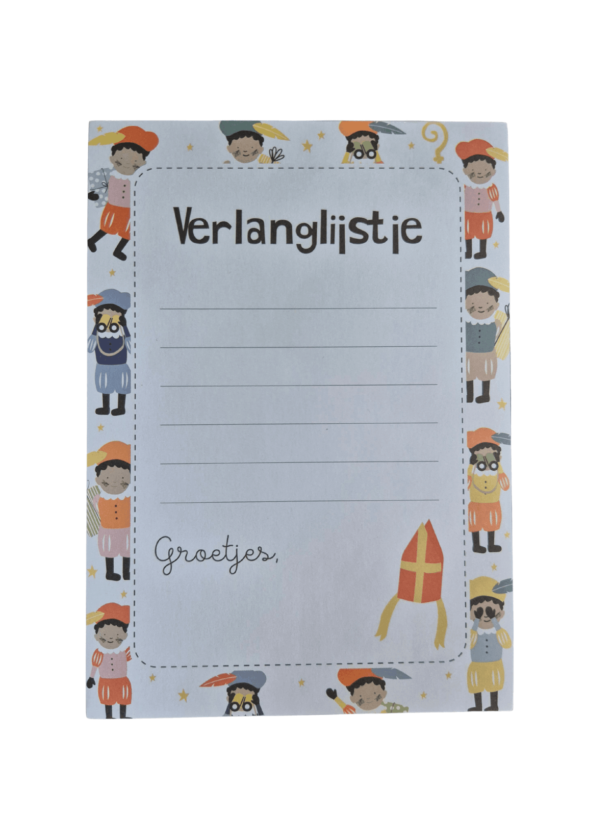 Verlanglijstje Sinterklaas - notitieblok