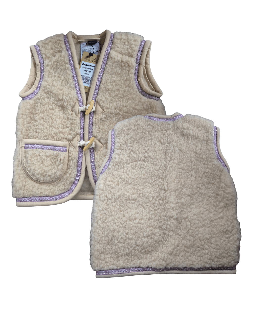 Wollen Bodywarmer met naam (verschillende kleuren) - We Are Wovens