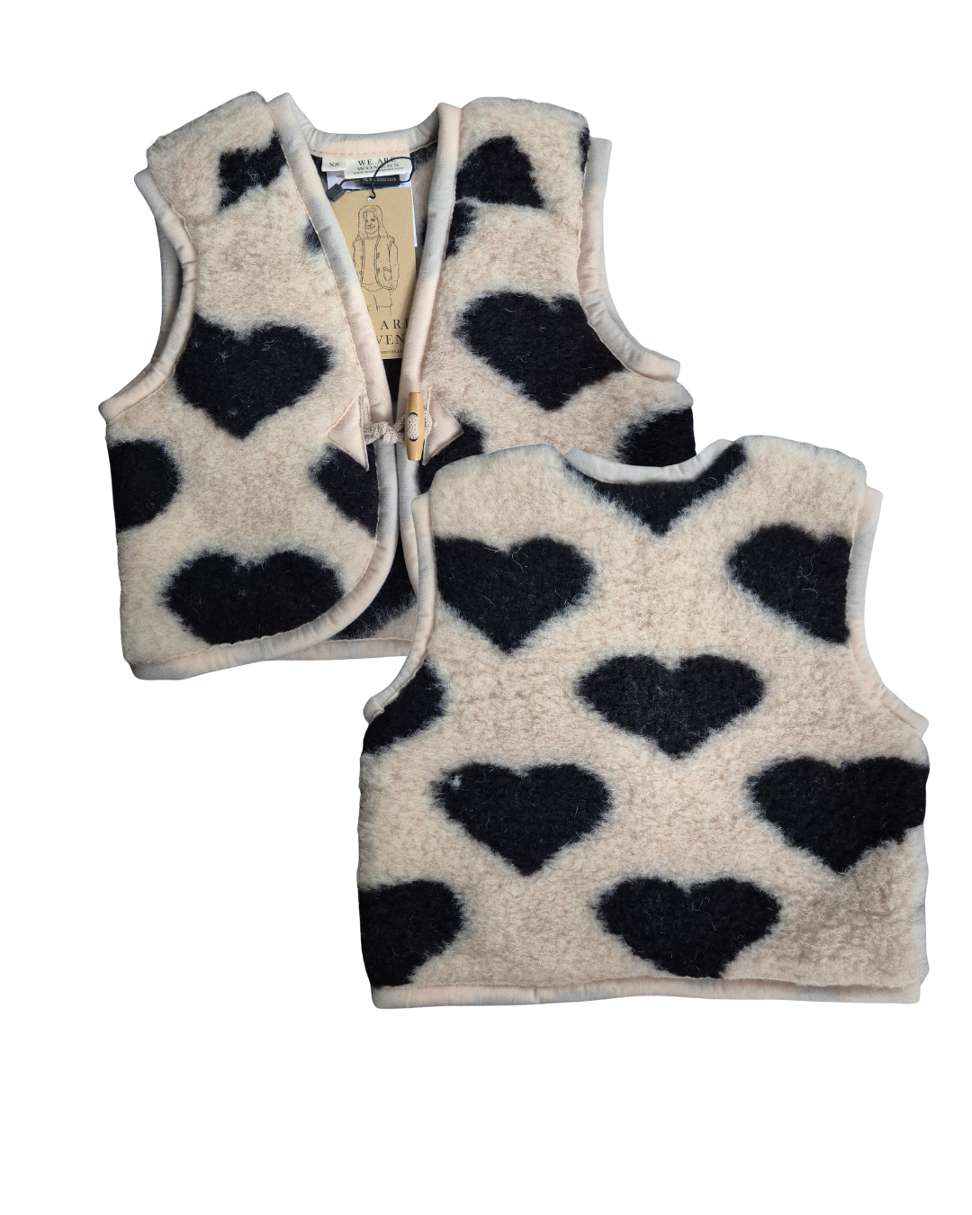Wollen Bodywarmer met naam (verschillende kleuren) - We Are Wovens
